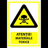 semn pentru materiale toxice